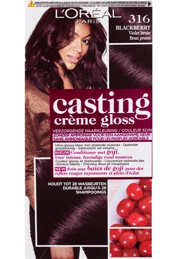 L'Oréal Paris Casting Crème Gloss 316 Blackberry Violet Bruin - Haarkleuring