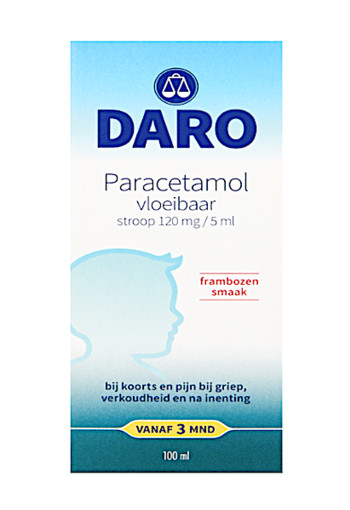 Daro Kind Paracetamol Vloeibaar 120 mg/5 ml