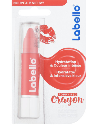 Labello Crayon poppy red 3 gram