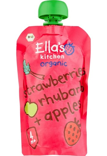 ELLA'S KITCHEN Smoothie Strawberry+Rhubarb+Apples 120 gram