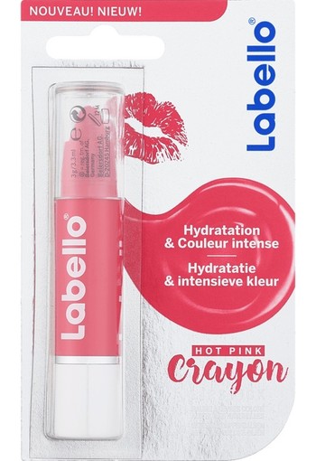 Labello Crayon Lipstick Hot Pink 3 gram