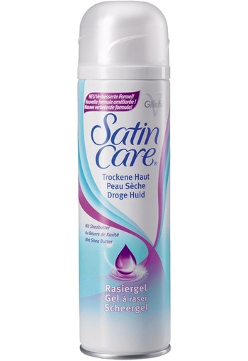 Gillette Satin care scheergel dry skin (200 ml)