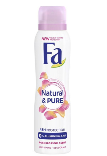 FA Deodorant spray natural & pure rose blossom (150 ml)