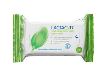 Lactacyd Tissues verfrissend (15 stuks)