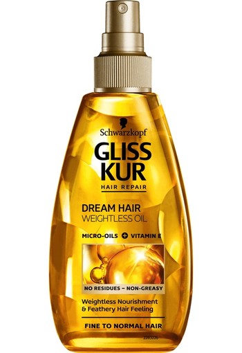 Schwarzkopf Gliss Kur Haarolie oil nutritive dream hair 150 ml
