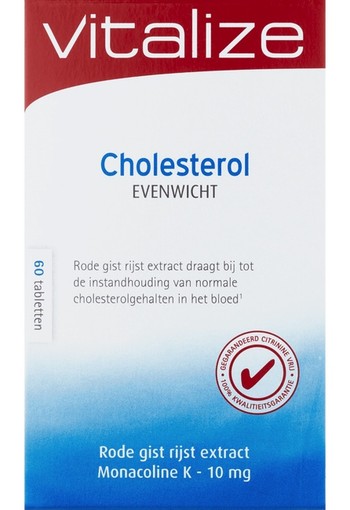 Vitalize Cholesterol Evenwicht Tabletten 82 GR tablet