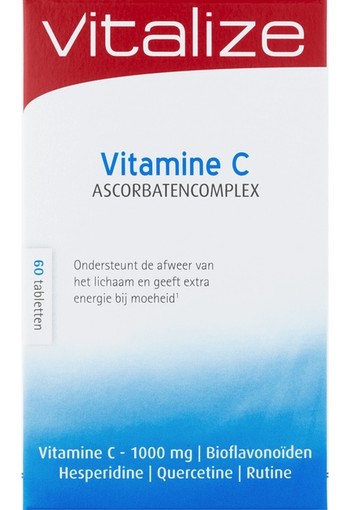 Vitalize Vitamine C Ascorbatencomplex 1000 mg Tabletten 60 stuks tablet