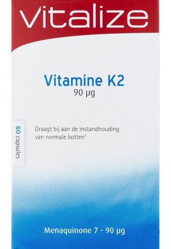 Vitalize Vitamine K2 90 µg Capsules 16 GR capsule