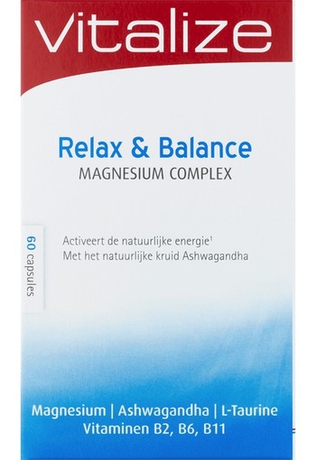Vitalize Relax & Balance Magnesium Complex Capsules 55 GR capsule