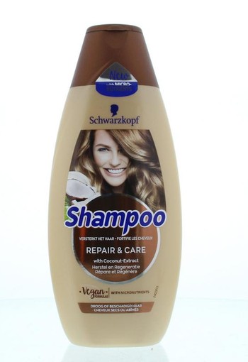 Schwarzkopf Shampoo repair & care (400 Milliliter)