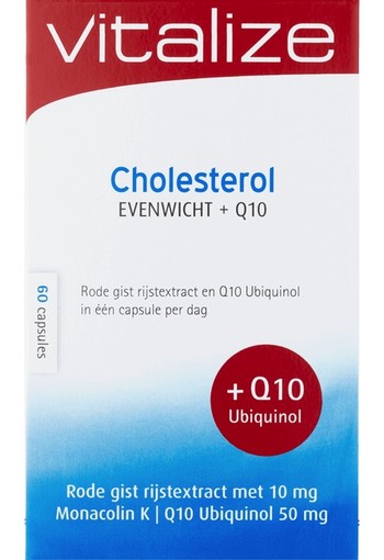 Vitalize Cholesterol Evenwicht Q10 Capsules 60 stuks capsule