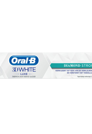 Oral B Tandpasta 3D white luxe diamond strong 75 ml (75 ml)