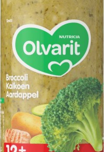 Olvarit Broccoli kalkoen aardappel 12M00 (250 Gram)