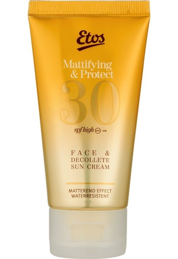 Etos Mattifying Face & Decollete Sun Protection Cream SPF30 50 ml