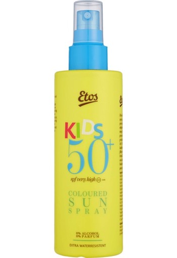 Etos Kids Coloured Sun Protection Spray SPF50+ 200ml