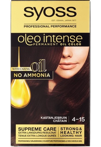 Syoss Oleo Intense 4-15 Kastanjebruin Haarkleuring