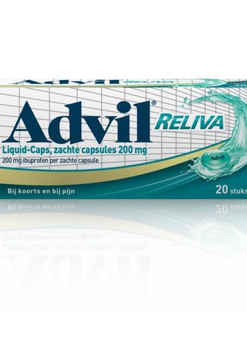 Advil Advil reliva liquid caps 200mg 20 capsules