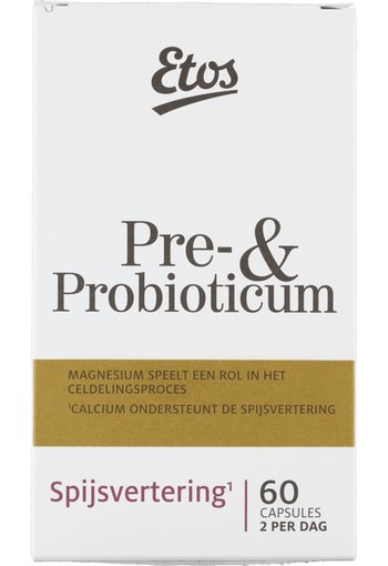 Etos Pre- & Probioticum Capsules 60 stuks