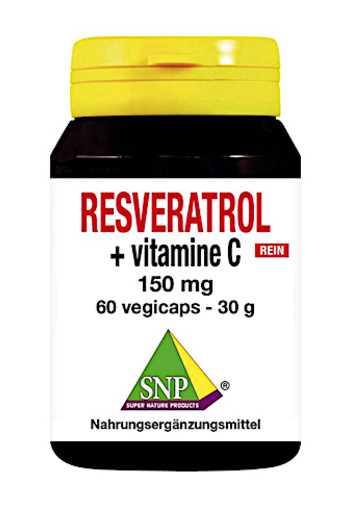 SNP Resveratrol + vitamine C 150 mg puur (60 Vegetarische capsules)