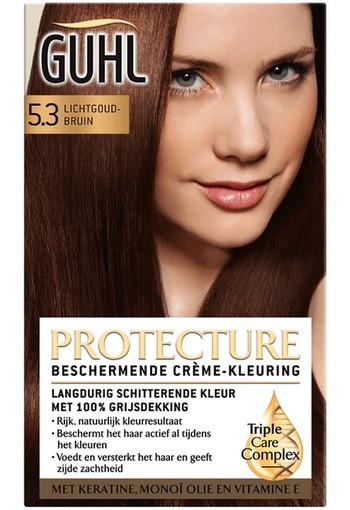 Guhl Beschermende Crème-kleuring No. 5.3 - Lichtgoudbruin - Haarverf
