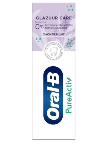 Oral B Tandpasta pureactiv glazuur (75 Milliliter)