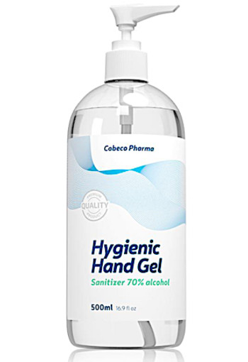 Cobeco Hygienische hand gel (70% alcohol) pomp (500 Milliliter)