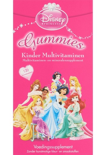 Disney Princess Kinder Multivitaminen Gummies smelttablet 300 GR