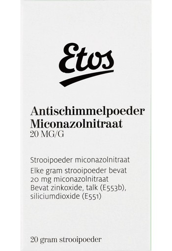 Etos Antischimmelpoeder Miconazolnitraat 20 mg/g