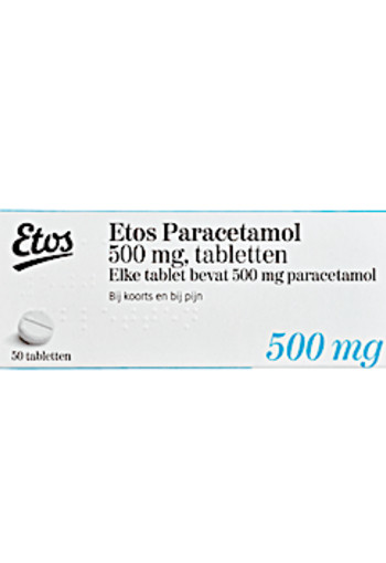 Etos Paracetamol 500 mg Tabletten 50 stuks