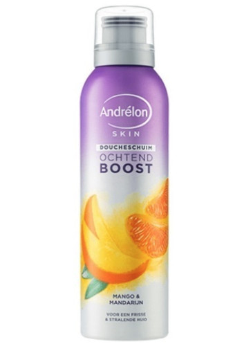 Andrelon Ochend boost douche foam mango & mandarijn (200 Milliliter)