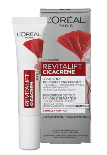 L'Oréal Paris Revitalift Cica 30+ Oogcrème 15 ml