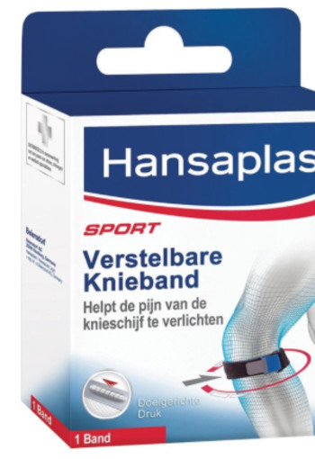 Hansaplast Sport knieband verstelbaar (1 Stuks)