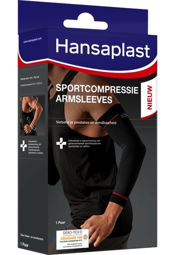 Hansaplast Sportcompressie armsleeves 1 paar