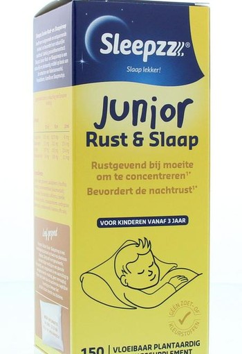 Sleepzz Rust en slaapsiroop junior (150 ml)