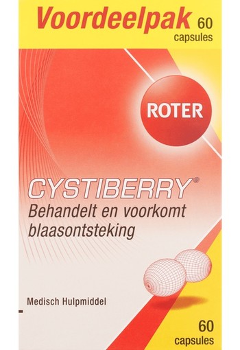 Roter Cystiberry Capsules 60 capsules